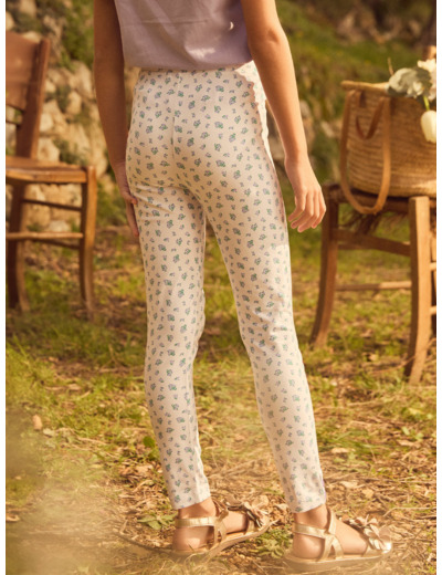 Legging Fleurs