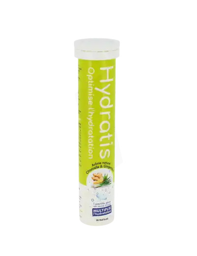 Hydratis Pastilles Effervescentes Citronnelle Gingembre Tube De 20