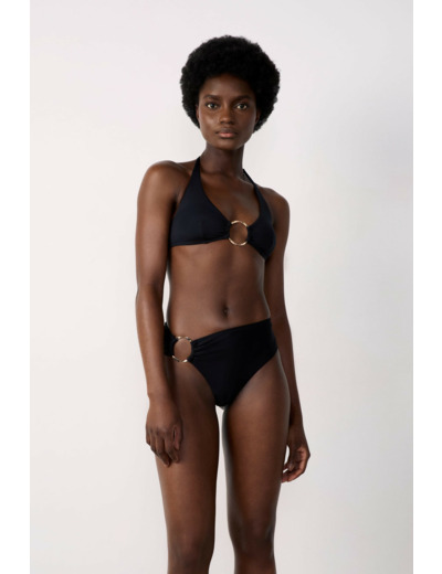 Hipster bas de maillot de bain détail anneau