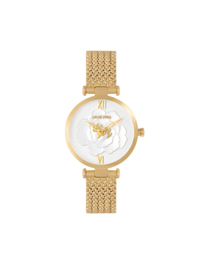 Montre quartz Femme Flore Blanc