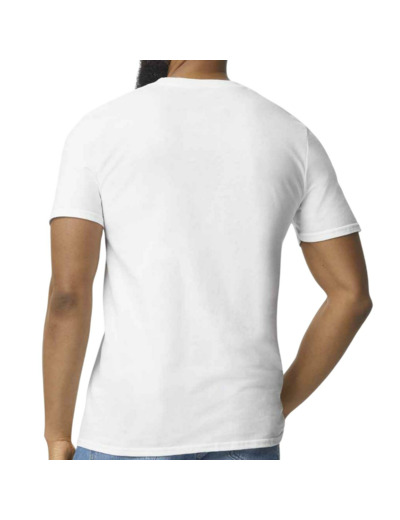 Tshirt SOFTSTYLE EZ Adulte (Blanc)