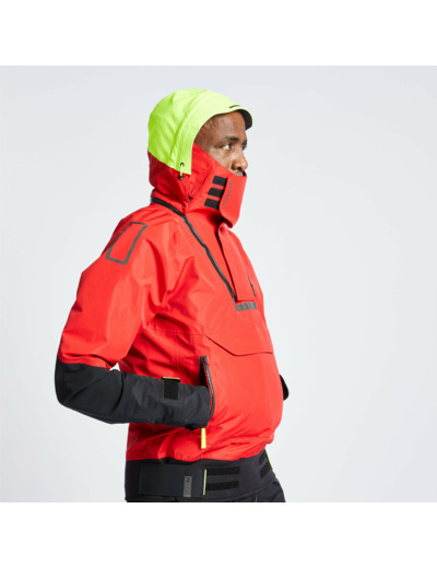 Vareuse de quart voile Offshore 900 Mixte rouge