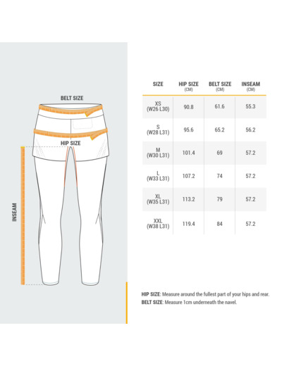 Legging short ultra léger - randonnée rapide - FH900 bleu - Femme
