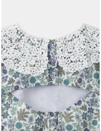 Blouse col claudine