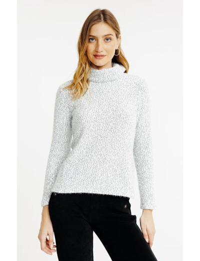 Pull en matière fantaisie
