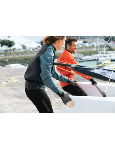 Vareuse voile kayak coupe-vent Femme - 500 BLEU