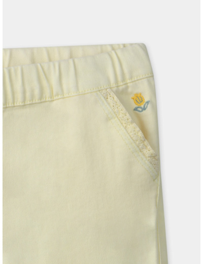 Jean slim jaune