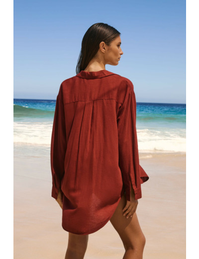 Chemise avec lin,Chemise avec lin;${refinementColor}