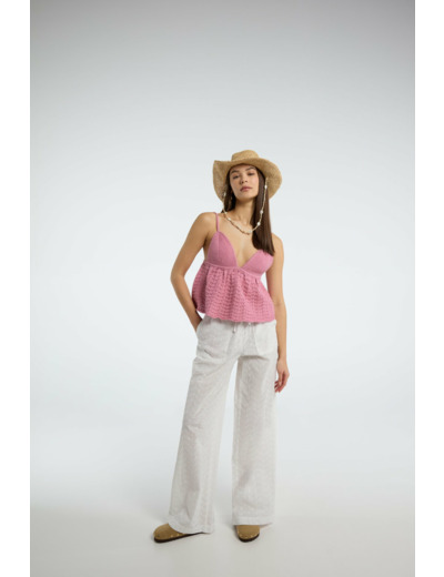 Pantalon en tissu