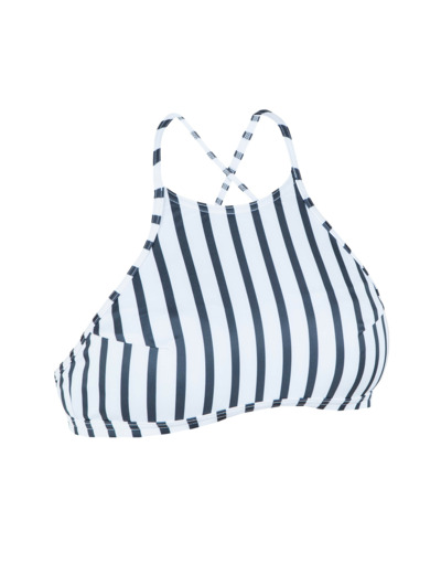 Haut de maillot de bain femme brassière surf dos dégagé ANDREA MARIN BLANC GRIS