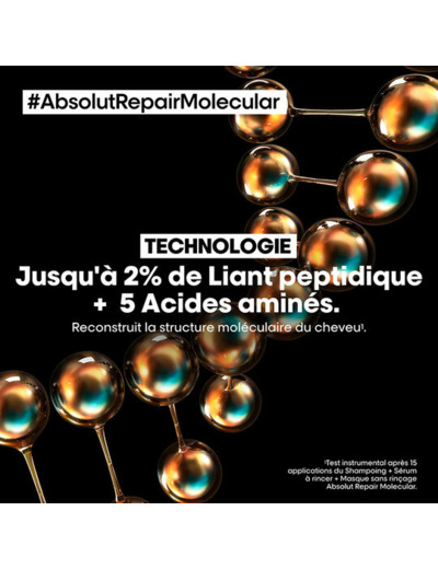 Shampooing réparateur Absolut Repair Molecular 500ml