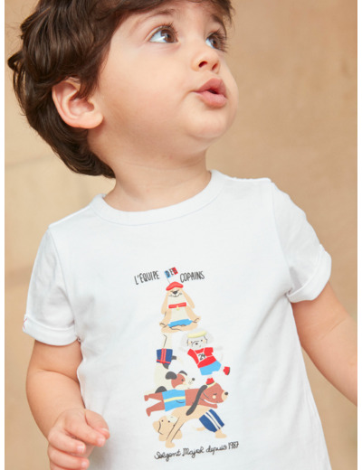 Body tshirt à manches courtes imprimé