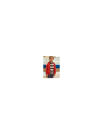 Gilet rouge à capuche pour garçons