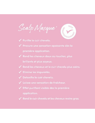 Masque pré-shampooing argile purifiante Scalp