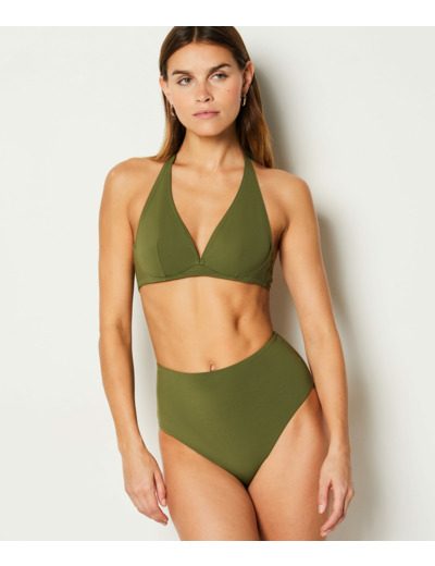 Culotte bikini taille haute bas de maillot