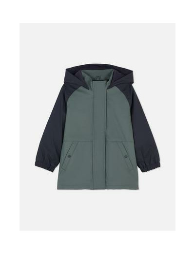 Veste de pluie color block