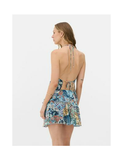 Haut dos-nu patchwork Rita Ora