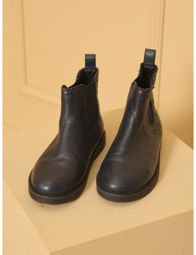 Boots Bleu marine