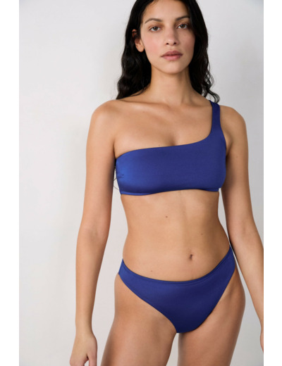 Brassière asymétrique haut de maillot de bain