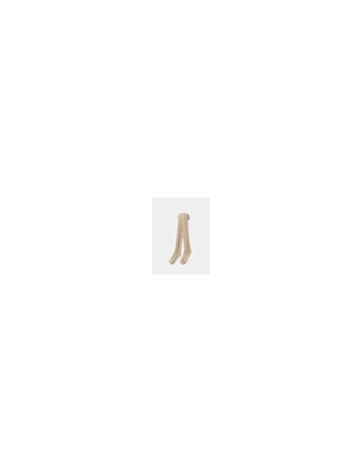 Lot de 2 collants à fleurs beiges ou blanc cassé pour filles