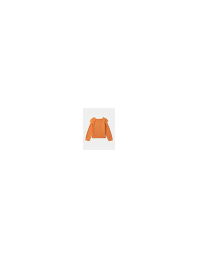 Gilet orange à volants