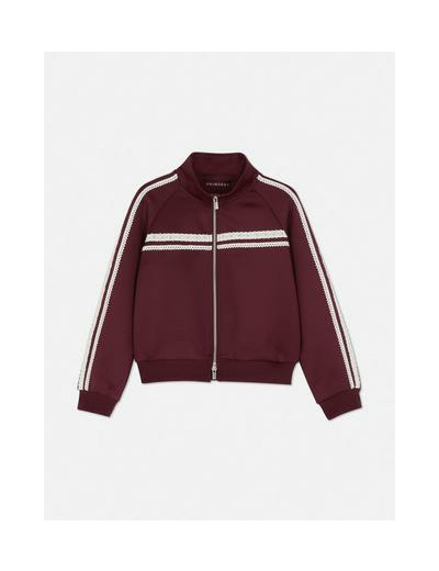 7–15 ans | Sweat-shirt zippé à finitions en dentelle