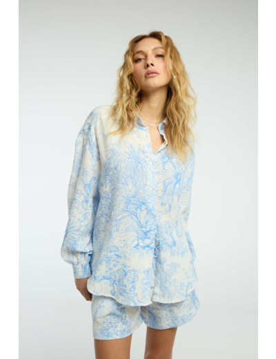 Blouse en mousseline