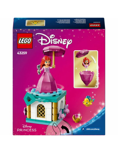 ARIEL TOURNOYANTE LEGO DISNEY PRINCESS 43259