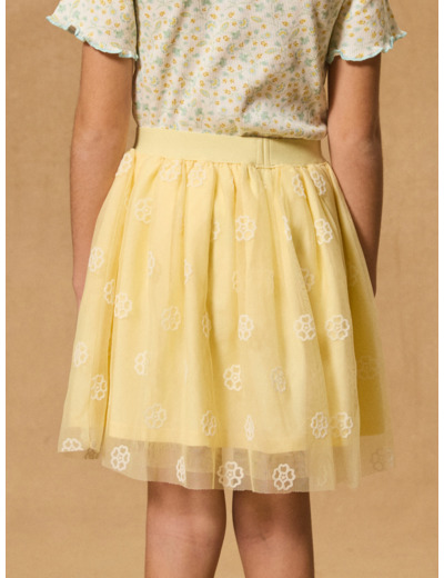 Jupe tutu fleur jaune