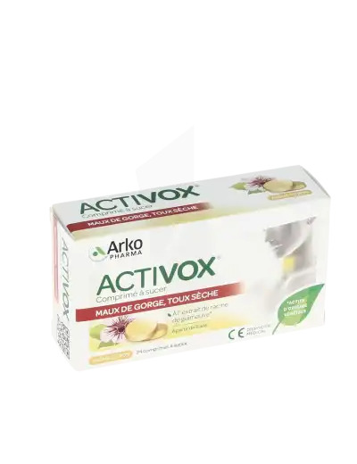 Arkopharma Activox Comprimés à Sucer Citron Boîte De 24
