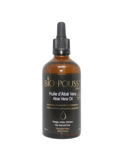 BIO POUSS Huile d’Aloé Vera 100% naturel 100ml