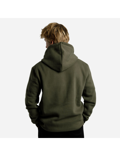 Sweat-shirt de skateboard hd500 resistant kaki