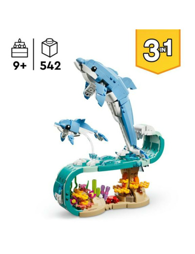 ANIMAUX MARINS : LES BEAUX DAUPHINS LEGO CREATOR 31385
