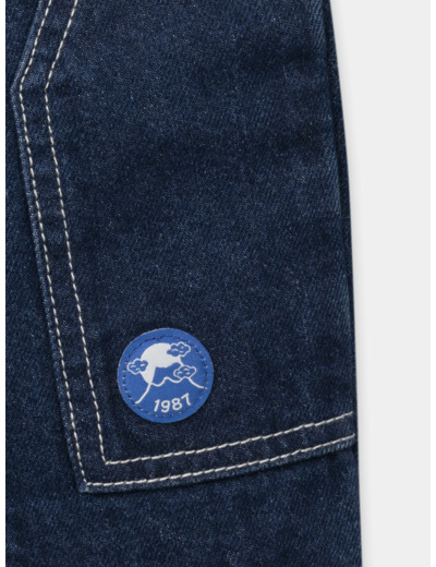 Jean en denim brut