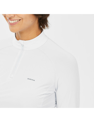 T-Shirt manches longues de randonnée montagne - Anti UV Femme
