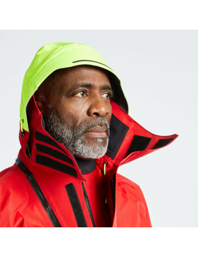 Vareuse de quart voile Offshore 900 Mixte rouge