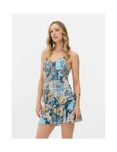 Haut dos-nu patchwork Rita Ora