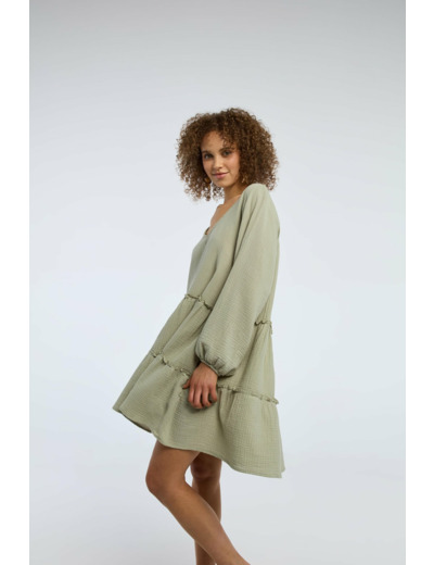Robe mini ample et ajustée
