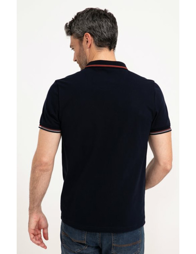 Polo manches courtes Brique