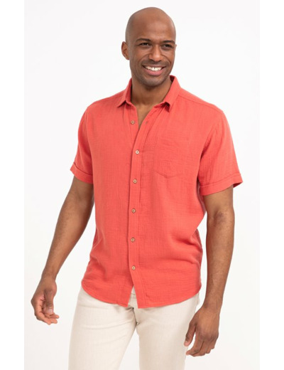 Chemise manches courtes Double Gaze