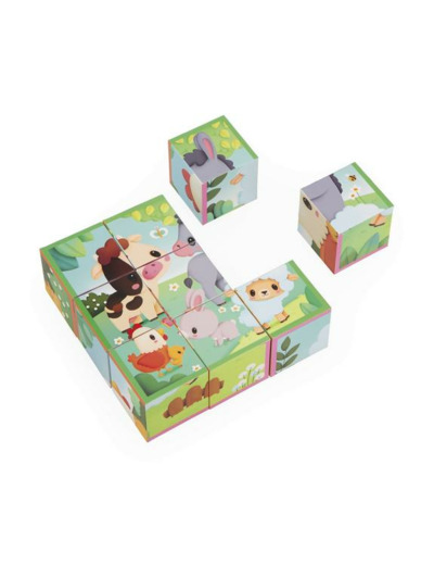 CUBES ANIMAUX DE LA FERME