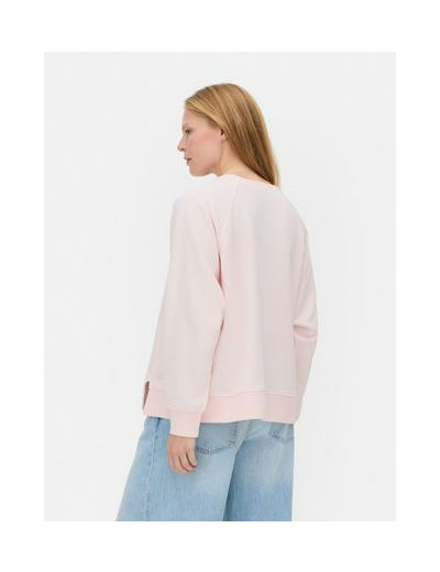 Sweat-shirt décontracté fendu sur le côté