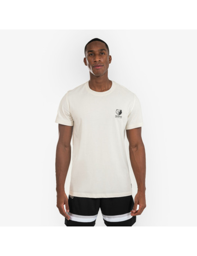 T-shirt de basketball NBA Grizzlies homme/femme - TS 900 AD Blanc