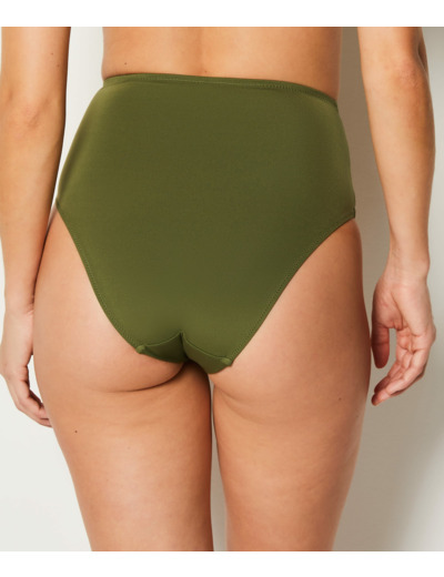 Culotte bikini taille haute bas de maillot