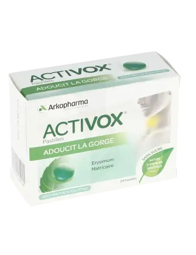 Arkopharma Activox Pastilles Sans Sucre Menthe-eucalyptus Boîte De 24