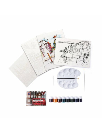 AQUARELLE JOLIES VILLES