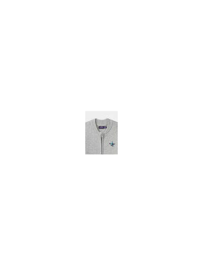 gilet gris en maille pour garçons