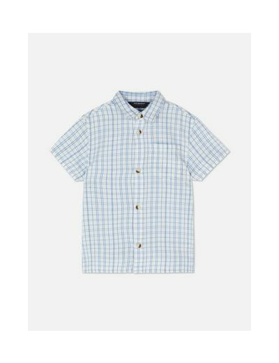 Chemise boutonnée à carreaux