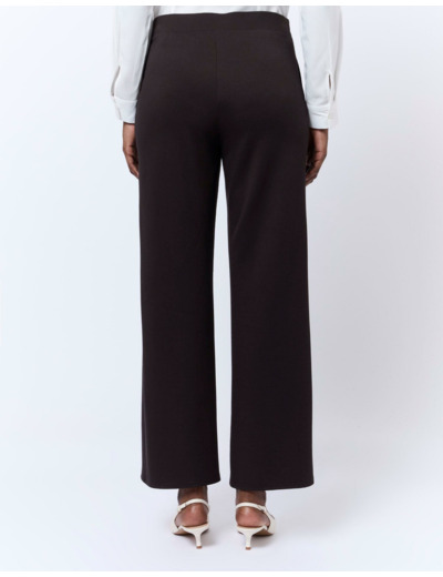 Pantalon long uni MARRON Femme