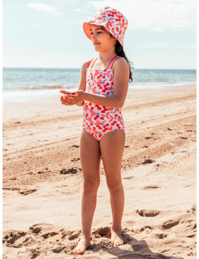 Maillot de bain une pièce réversible imprimé